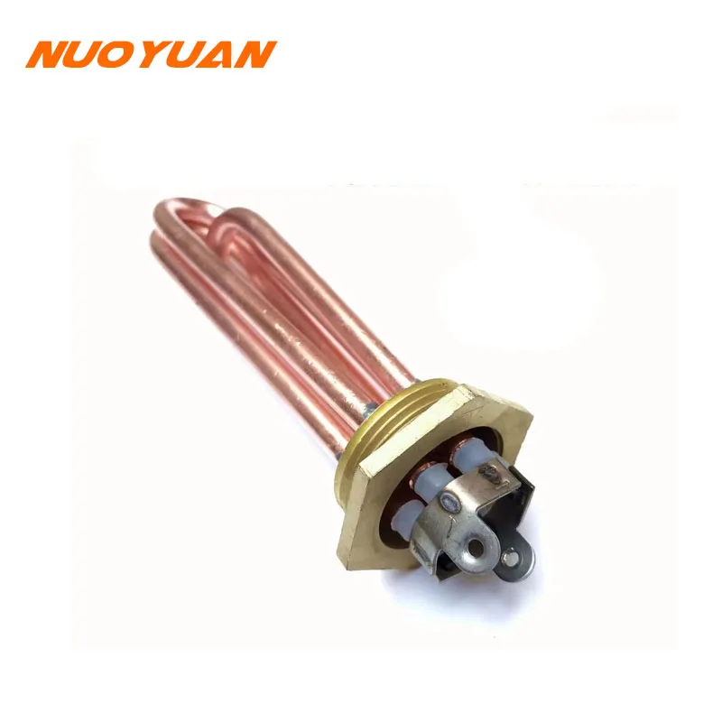 DN32 1 1/4" Copper Heating Element 220V 2.5KW Water Heater Heating Resistor for Milk Frother