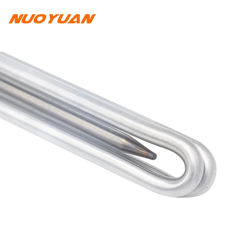 Heater 12V 300W/600W Immersion Tubular Water Heating Element DN32 Copper Thread Solar Water Heater With Thermostat Tube