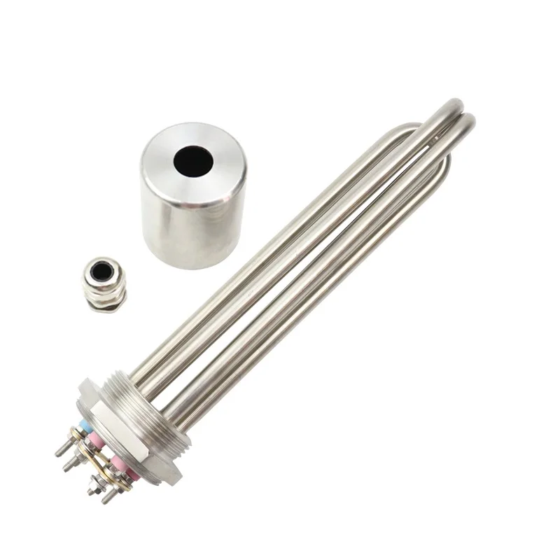 DN40 47mm Thread All SUS304 Stainless Steel Electric Tank Boiler Heater Immersion Water Heating Element 3kw/4.5kw/6kw/9kw/12kw