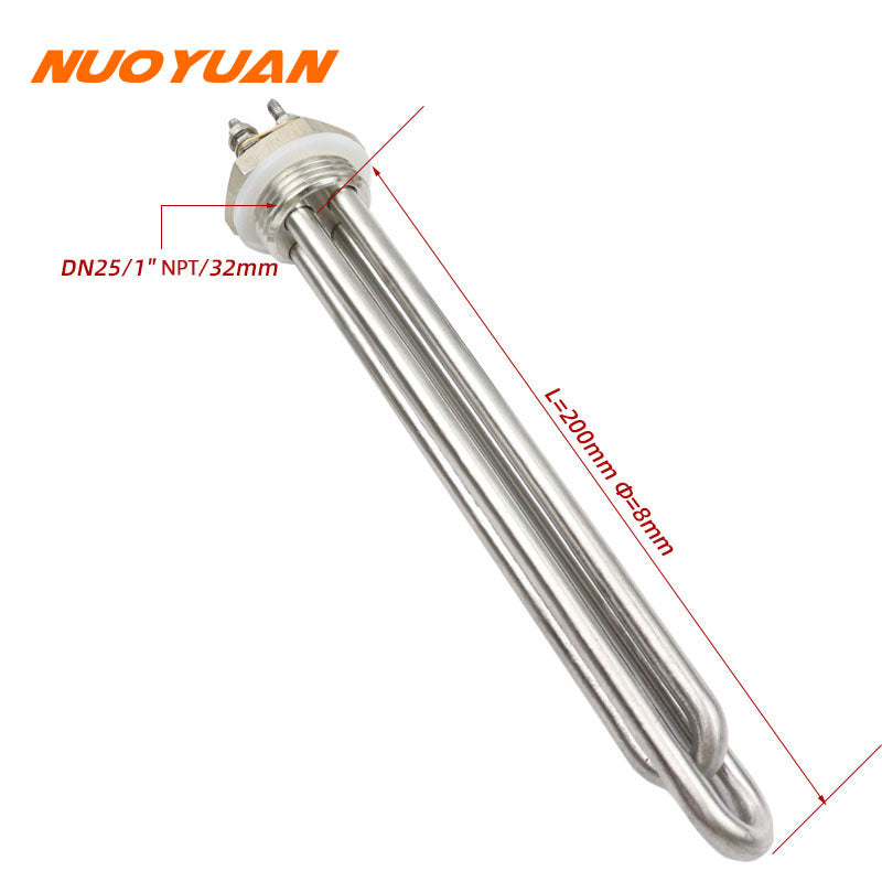 12v/24v/36v/48v Heating Element Immersion Tubular Water Heater DN25 dc Solar Water Heating Element