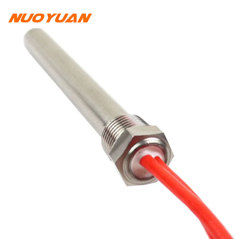 DN25 Cartridge Heater Stainless Steel Tubular Heater Immersion 220v Water Heating Element 0.5kw/1kw/1.5kw/2kw/2.5kw/3kw